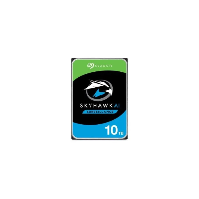 Seagate SkyHawk AI 10TB Surveillance HDD - 7200 RPM 256MB Cache SATA 6Gb/s 3.5-inch - ST10000VE0008 — image 1