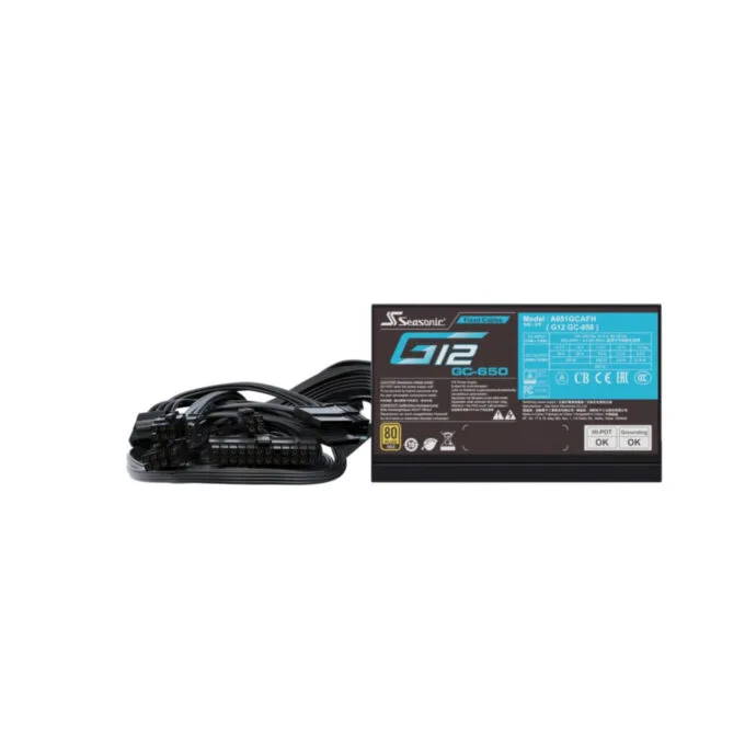 Seasonic G12 GC-650 650W 80+ Gold ATX PSU Non-Modular — image 2