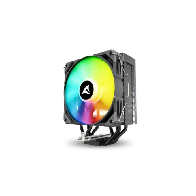 Sharkoon A40 Air Tower CPU Cooler - A40 - 120mm RGB Fan, 4 Heatpipes, Black — image 3