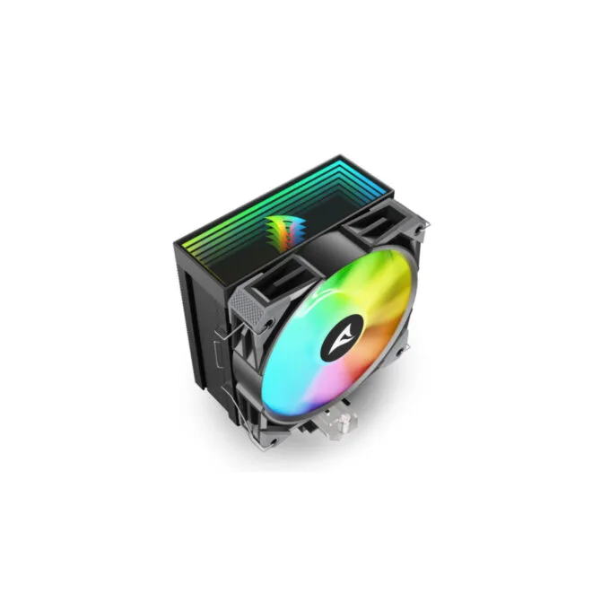 Sharkoon A40 Air Tower CPU Cooler - A40 - 120mm RGB Fan, 4 Heatpipes, Black — image 7