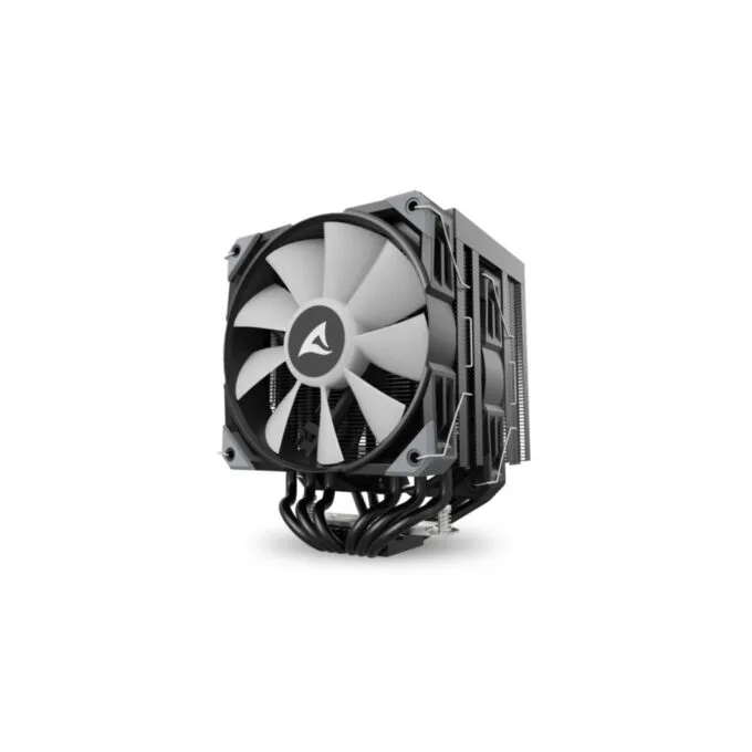 Sharkoon A60 Air Cooler - A60 - RGB Black, Dual 120mm Fans, 6 Heatpipes, LGA1700/AM5 Compatible — image 4