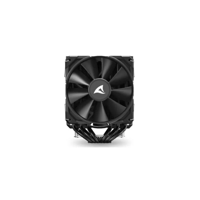 Sharkoon A60 Air Tower CPU Cooler - 6 Heatpipes, Dual 120mm PWM Fans, Black — image 3