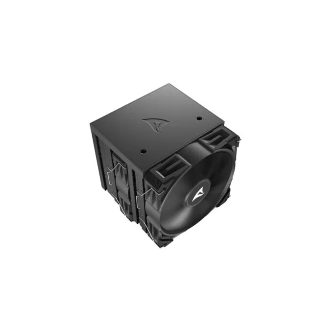Sharkoon A60 Air Tower CPU Cooler - 6 Heatpipes, Dual 120mm PWM Fans, Black — image 5