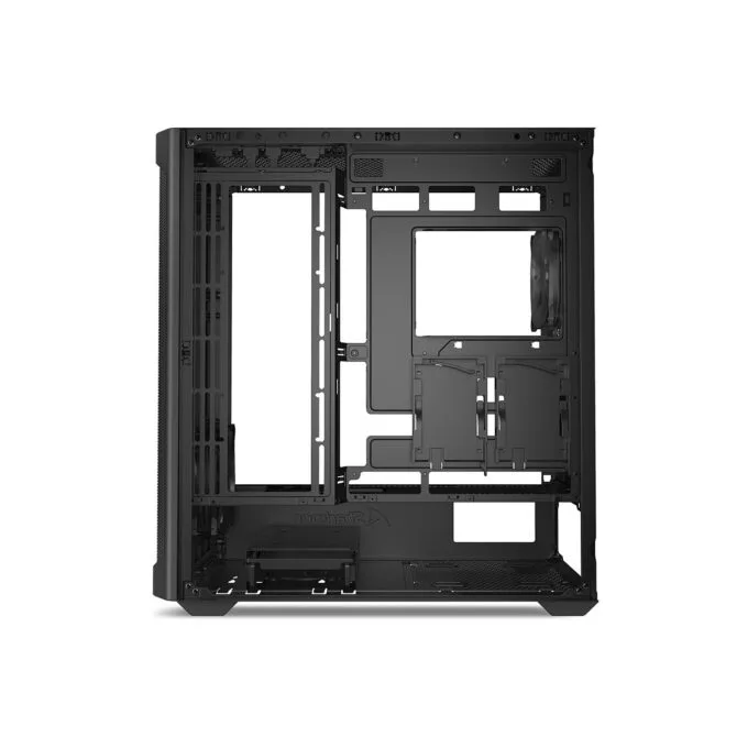 Sharkoon AK4 RGB ATX 1xMetall Black - AK4 RGB - Black metal ATX mid-tower with RGB lighting — image 7