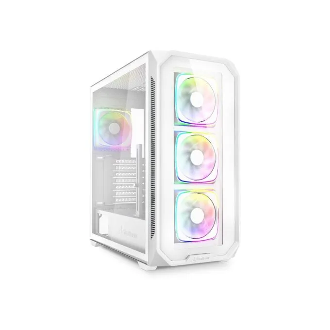 Sharkoon AK5G RGB ATX Case - AK5G - White tempered glass — image 1
