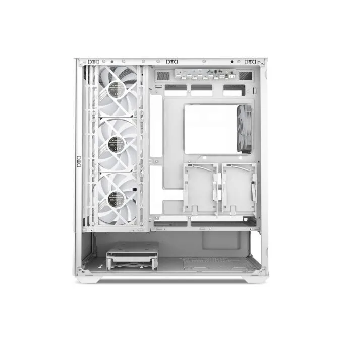 Sharkoon AK6 RGB ATX Mid Tower - AK6 RGB - White, Tempered Glass Side Panel — image 7