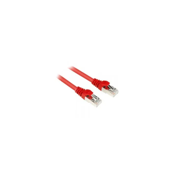 Sharkoon Cat6 S/FTP RJ45 Patch Cable 1.5 m - Red, 26 AWG, Gold-Plated Contacts — image 1