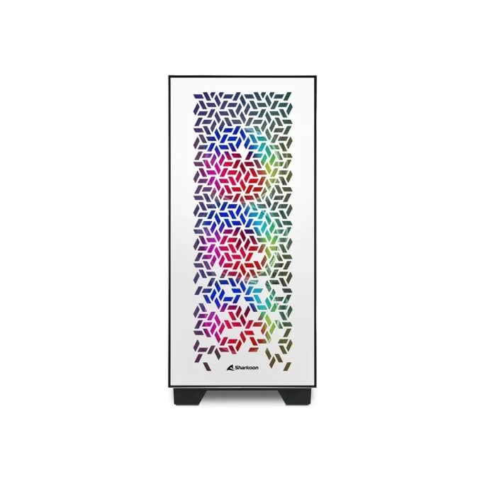 Sharkoon Elite Shark CA300H ATX 2xGlas White - CA300H - White, ATX Mid Tower — image 2
