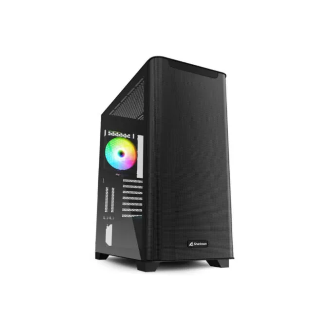 Sharkoon M30 RGB - Full Tower PC Case - Black, Tempered Glass, RGB, E-ATX/ATX Support, USB-C — image 1
