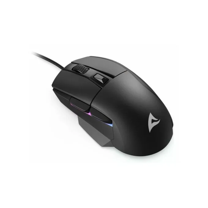 Sharkoon Maus Shark SGM35 Optical Mouse - SGM35 - Black, 6 Buttons, 6400 DPI — image 2