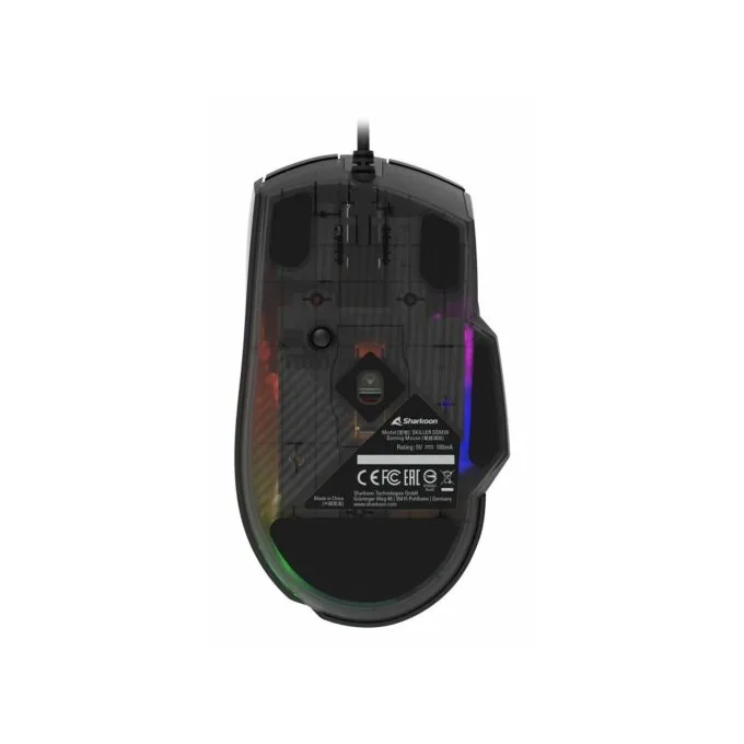 Sharkoon Maus Shark SGM35 Optical Mouse - SGM35 - Black, 6 Buttons, 6400 DPI — image 5