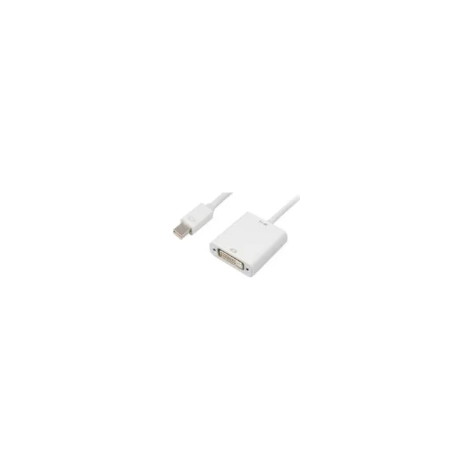 Sharkoon Mini DisplayPort to DVI Adapter - 15 cm - White, Gold-Plated Contacts, DP 1.2, 4K — image 1