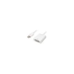 Sharkoon Mini DisplayPort to VGA Adapter Cable - 15 cm - White, Gold-Plated Contacts, DP 1.2, 4K