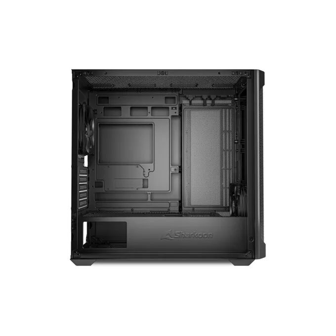 Sharkoon MK4 RGB Micro-ATX Tower - MK4 RGB - Black Metal — image 5