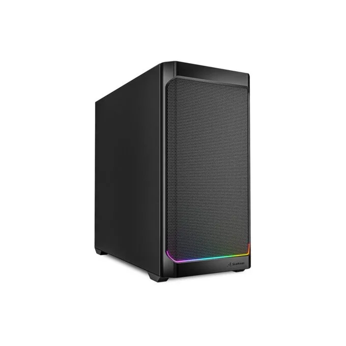 Sharkoon MK4 RGB Micro-ATX Tower - MK4 RGB - Black Metal — image 1