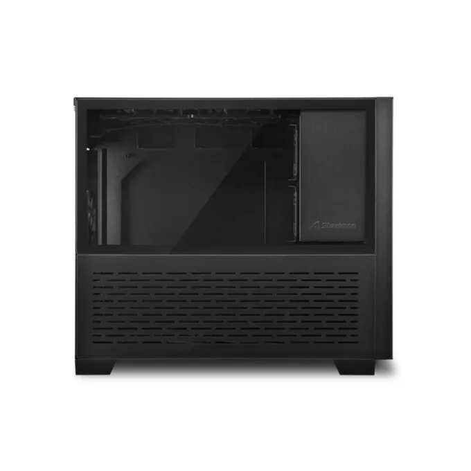 Sharkoon MS-Z1000 - Micro-ATX Tower Case - Tempered Glass, Steel Z-Front — image 4