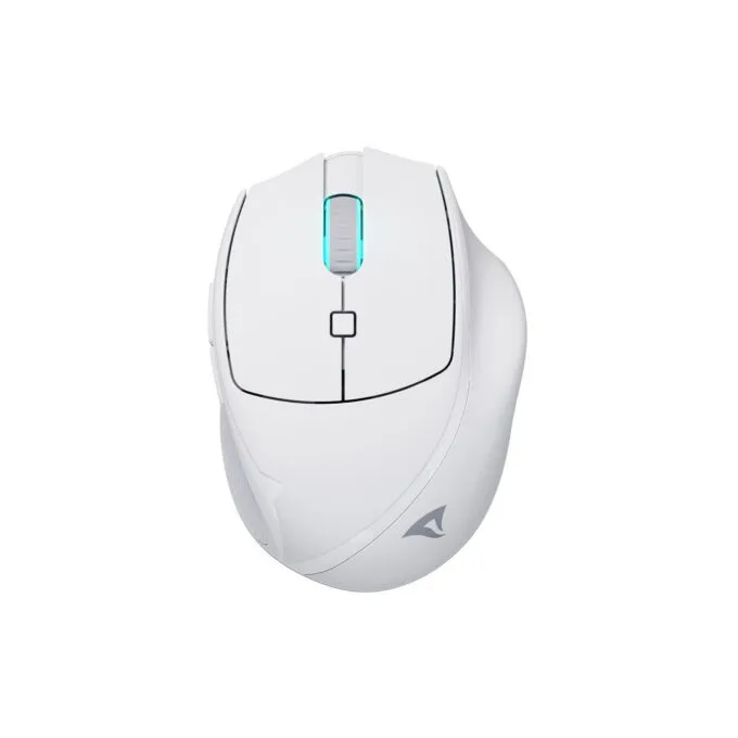 Sharkoon OfficePal M25W - M25W - Right-handed wireless optical mouse, 4000 DPI, USB-C, White — image 1