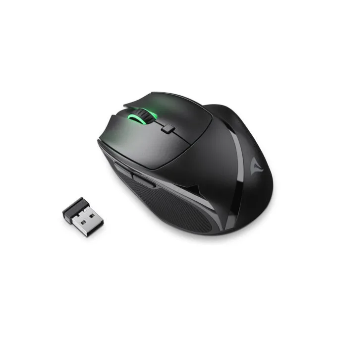 Sharkoon OfficePal M25W - Right-Hand Wireless Gaming Mouse, Black, 4000 DPI, USB-C & 2.4 GHz — image 3
