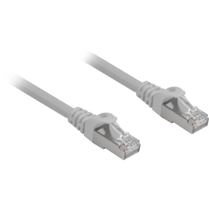 Sharkoon Patch Cable Cat6a S/FTP RJ45 - 20 m - Grey - LSZH — image 1