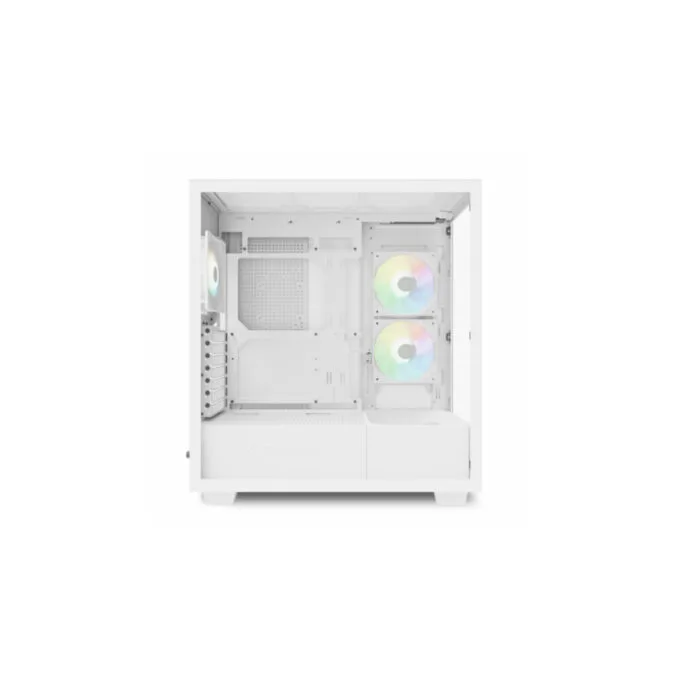 Sharkoon Rebel C60 RGB - White Mid-Tower PC Case with Tempered Glass, ARGB Fans, USB-C & 2×USB-A — image 5