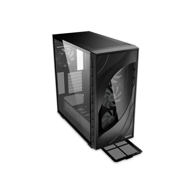 Sharkoon Rebel C80G RGB ATX PC Case - C80G - Black Glass Panel — image 9
