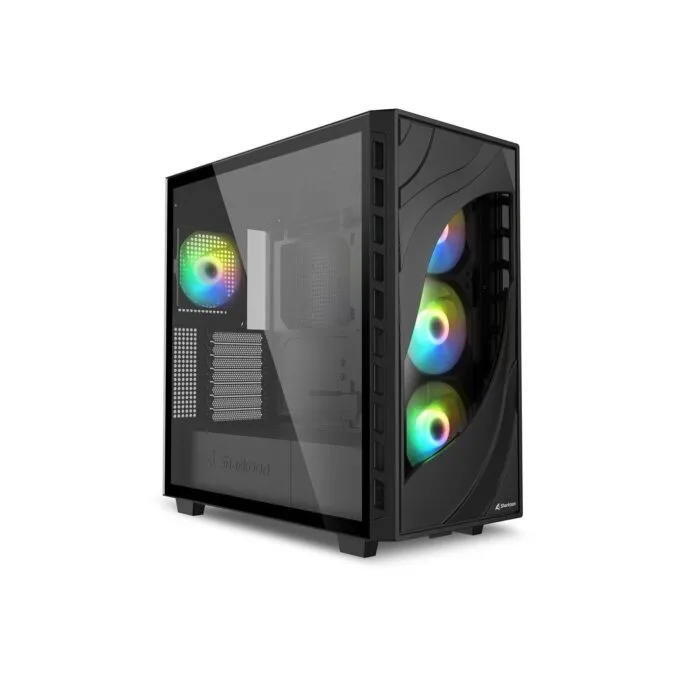 Sharkoon Rebel C80G RGB ATX PC Case - C80G - Black Glass Panel — image 10
