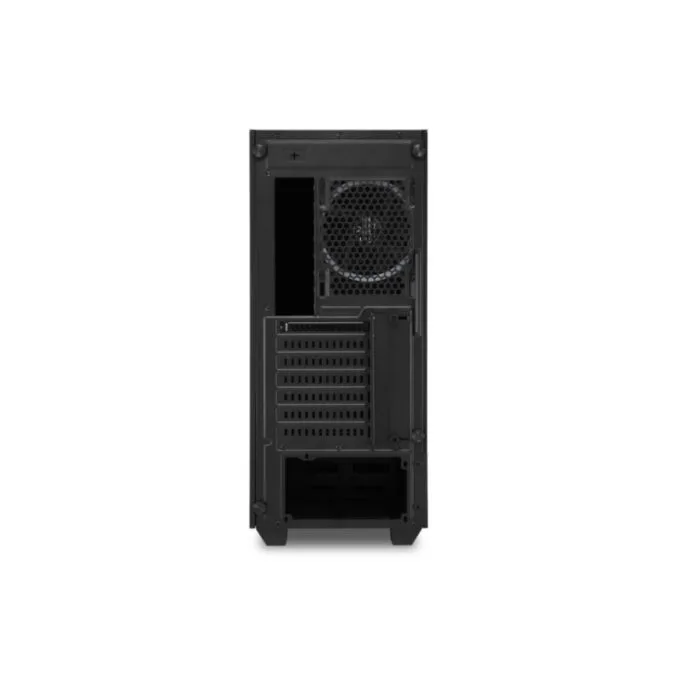 Sharkoon RGB LIT 100 - Mid Tower PC Case - Black, Tempered Glass, RGB Fans, ATX/mATX/Mini-ITX — image 7
