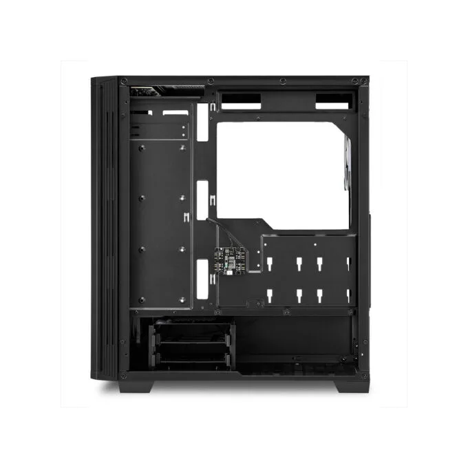 Sharkoon RGB LIT 200 - Mid Tower PC Case - Black, RGB Front Fans, ATX/mATX/Mini-ITX, 350mm GPU — image 8