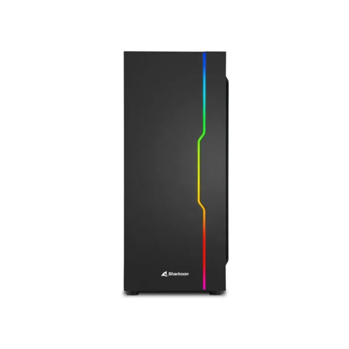 Sharkoon RGB Slider - Mid Tower PC Case - Black, Tempered Glass, RGB, ATX/mATX/Mini-ITX, 335mm GPU — image 2