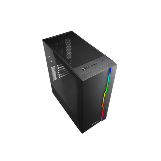 Sharkoon RGB Slider - Mid Tower PC Case - Black, Tempered Glass, RGB, ATX/mATX/Mini-ITX, 335mm GPU — image 3