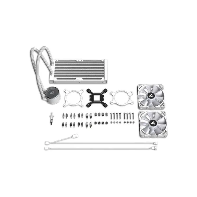 Sharkoon S80 RGB White AIO 240mm - S80 - White RGB — image 7