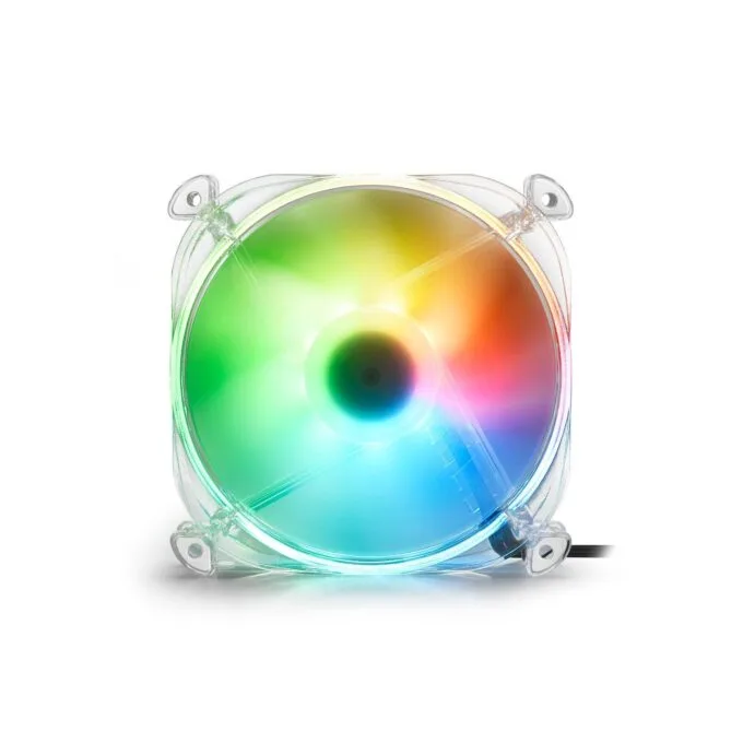 Sharkoon SHARK Disc PWM RGB Fan - SHARK Disc - 120 mm, Transparent — image 4