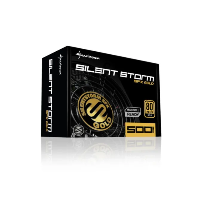 Sharkoon SilentStorm SFX Gold 500W - Fully-Modular SFX PSU, 80 PLUS Gold, 120mm Fan — image 6