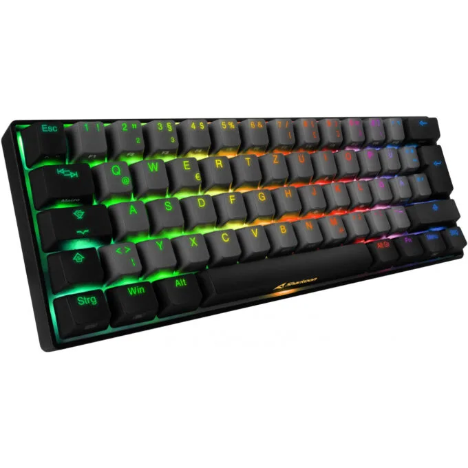 Sharkoon SKILLER SAC20 S4 - 62-Piece Keycap Set for SKILLER SGK50 S4 - Black, German QWERTZ — image 6