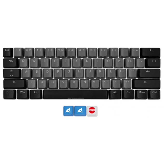 Sharkoon SKILLER SAC20 S4 - SAC20 S4 - Black ANSI US, 61 pcs, for SKILLER SGK50 S4 — image 1