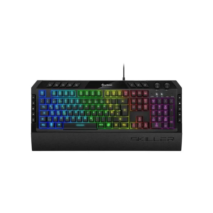 Sharkoon Skiller SGK5 Gaming Keyboard - Black, DE Layout — image 2