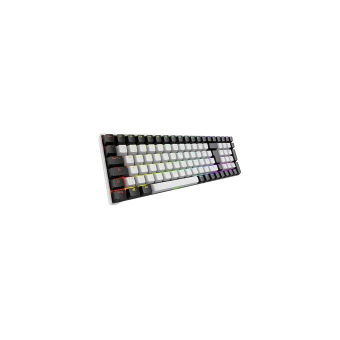 Sharkoon SKILLER SGK50 S2 - TKL Gaming Keyboard, White, German QWERTZ, Gateron Red, Wired & 2.4GHz Wireless — image 1