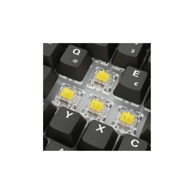Sharkoon Skiller SGK50 S3 - 75% PBT Mechanical Keyboard, Gateron G Pro Yellow, Per-Key RGB, 256KB Onboard — image 3
