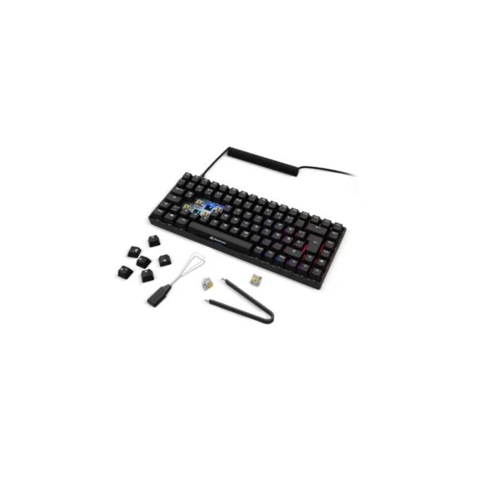 Sharkoon Skiller SGK50 S3 - 75% PBT Mechanical Keyboard, Gateron G Pro Yellow, Per-Key RGB, 256KB Onboard — image 7