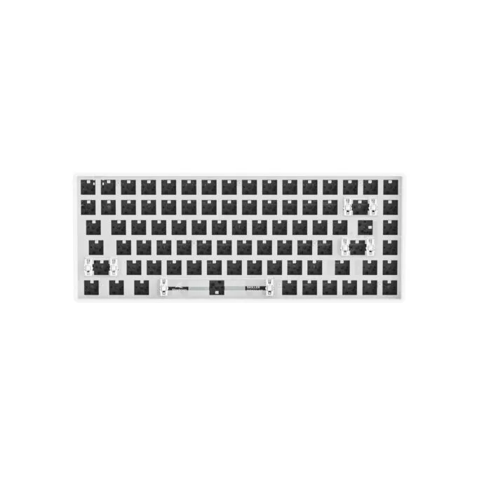 Sharkoon SKILLER SGK50 S3 Barebone - 75% RGB Barebone Keyboard, White, 256KB Onboard, USB-C 1.5m, 1000 Hz — image 1