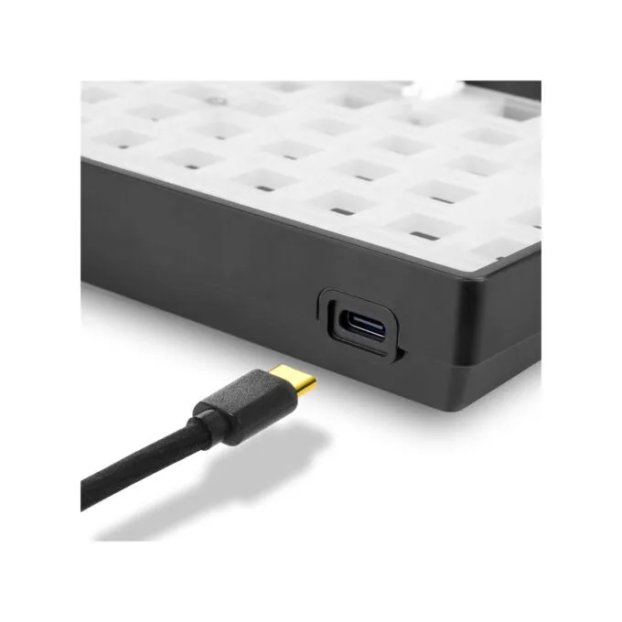 Sharkoon SKILLER SGK50 S3 Barebone - 75% RGB Wired USB-C Keyboard, 256KB Onboard Memory, Black — image 8