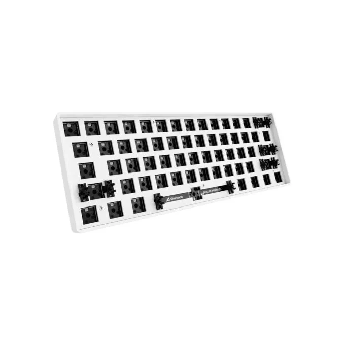Sharkoon SKILLER SGK50 S4 Barebone - 60% ANSI Keyboard, RGB LED, 32KB Onboard Memory, White, USB-C — image 3