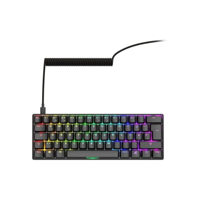 Sharkoon Skiller SGK50S4 Gen2 Keyboard - SGK50S4 Gen2 - Black-Yellow D — image 2