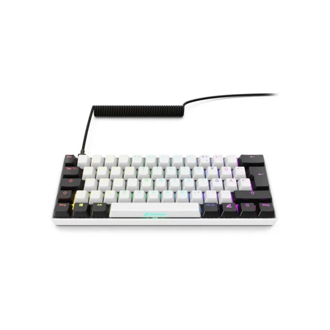 Sharkoon Skiller SGK50S4 Gen2 - SGK50S4 Gen2 - White-Yellow DE — image 3