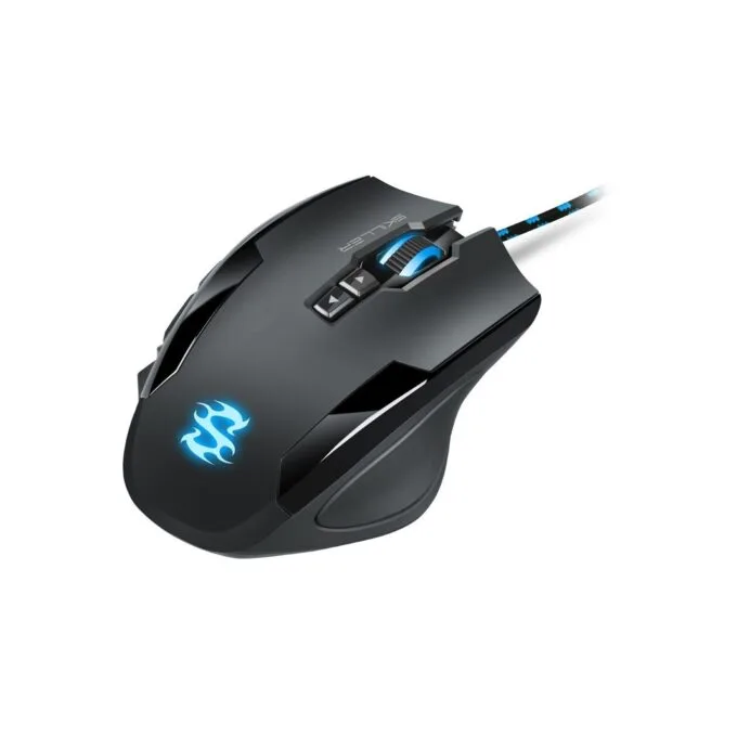 Sharkoon Skiller SGM1 Gaming Mouse - Wired, Right-Hand, 12 Buttons, 10800 DPI, Black — image 2