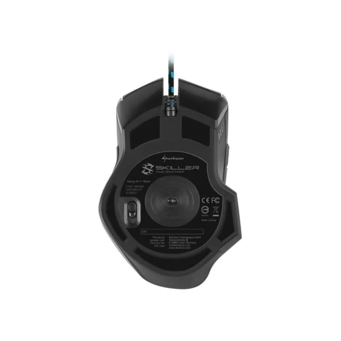 Sharkoon Skiller SGM1 Gaming Mouse - Wired, Right-Hand, 12 Buttons, 10800 DPI, Black — image 6