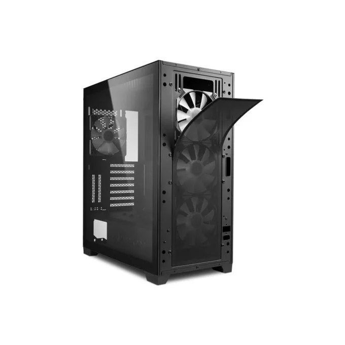 Sharkoon TG7M RGB Mid-Tower PC Case - Black, E-ATX/ATX/mATX/Mini-ITX, Tempered Glass, ARGB Fans, USB-C — image 3