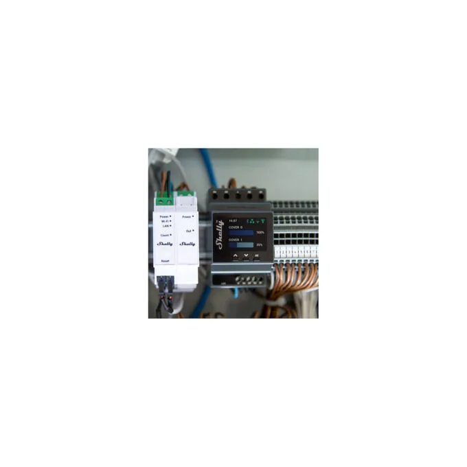 Shelly Relais 'Pro Dual Cover PM' 2x Rolladensteuerung WLAN LAN BT DIN-Rail — image 3