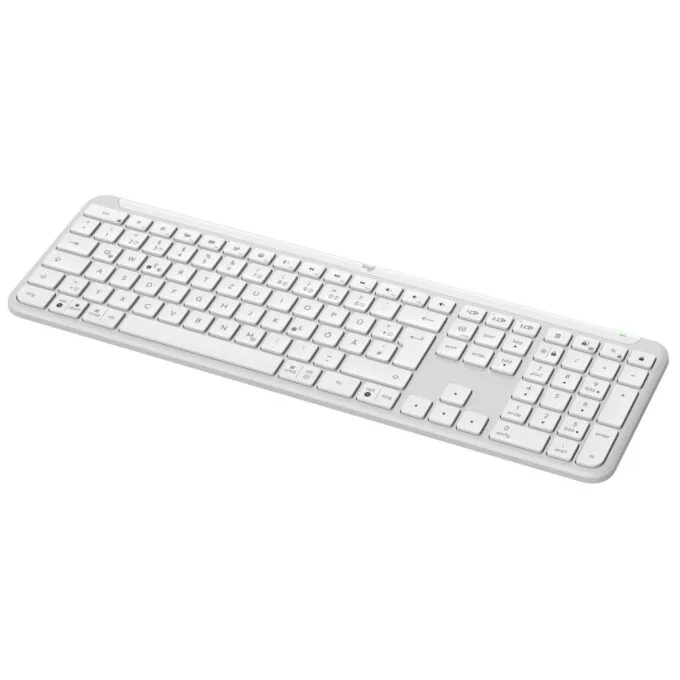 SIGNATURE SLIM WIRELESS K950 - K950 - White, Full-size (100%), 2.4 GHz + Bluetooth, Scissor key switch — image 4