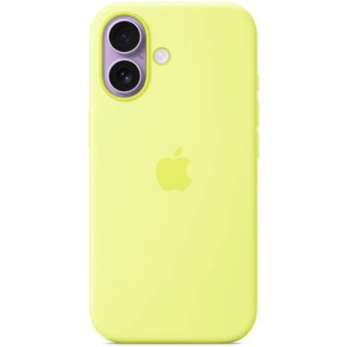 Silicone Case iPhone 17 with MagSafe - Neon Yellow — image 2